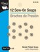 Dritz 804065 SewOn Snaps NickelPlated Brass Size 40 12Count