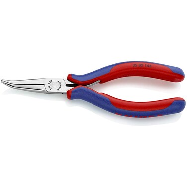 KNIPEX Tools  Electronics Pliers Half Round Tips 45 Degree Angled MultiComponent 3582145 575