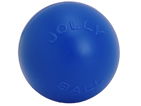 Jolly Pets PushnPlay Ball Dog Toy 6 InchesMedium Blue 306