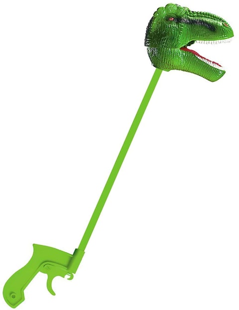 Safari Ltd  Safariology Collection  Dark and Light Green TRex Snapper Toy 18