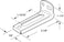 PrimeLine N 6674 BiFold Door Bottom Pivot Bracket Steel Single Pack