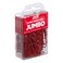 JAM PAPER Colorful Jumbo Paper Clips  Large 2 Inch  Red Paperclips  75Pack