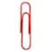 JAM PAPER Colorful Jumbo Paper Clips  Large 2 Inch  Red Paperclips  75Pack
