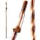 Brazos Rustic Wood Walking Stick Twisted Hickory Traditional Style Handle for Men  Women Made in the USA 48