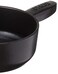 Staub Cast Iron 12oz Mini Cheese Fondue Pot  Matte Black Made in France