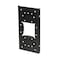 Architectural Mailboxes UMBS0B06AM Mounting Board Steel Accessory No Size Black