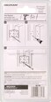 Hardware Essentials 851747 General Purpose Square Corner Hinges Fixed Pin Galvanized 312  2 Pack