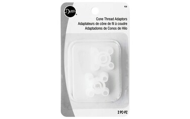 Dritz 920 Cone Thread Adapters Clear 2 Count White