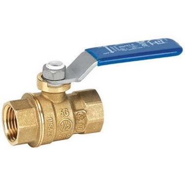 Homewerks 11621212 12 inch Full Port Ball Valve 05Inch Brass