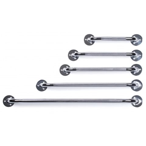 GrahamField 2012A Lumex Bathroom Grab Bar for Bathtub and Shower Safety Chrome Plated Finish 12