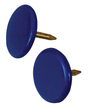 The Hillman Group 122678 40PC Blue Thumb TACK No Size