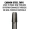 Drill America  DWTPT1INCH 11112 NPT Pipe Tap Carbon Steel DWTPT Series