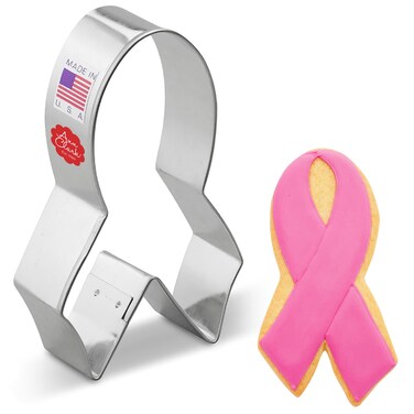 Awareness Ribbon Cookie Cutter Breast Cancer Awarenes 4 Made in USA by Ann Clark