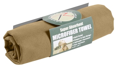 Rothco Microfiber Towel  Fast Drying Lightweight and Durable  Coyote Brown  30 x 50