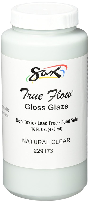 Sax 229173 True Flow Gloss Glaze  1 Pint  Natural Clear 16 Fl Oz Pack of 1