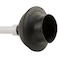 Plumb Craft StowAway Plunger with Adjustable Length Handle White 1 Pack