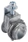 Halex  38 Inch Flexible Metal Conduit  FMC  Saddle Connectors  06703B  50 Per PackSilver