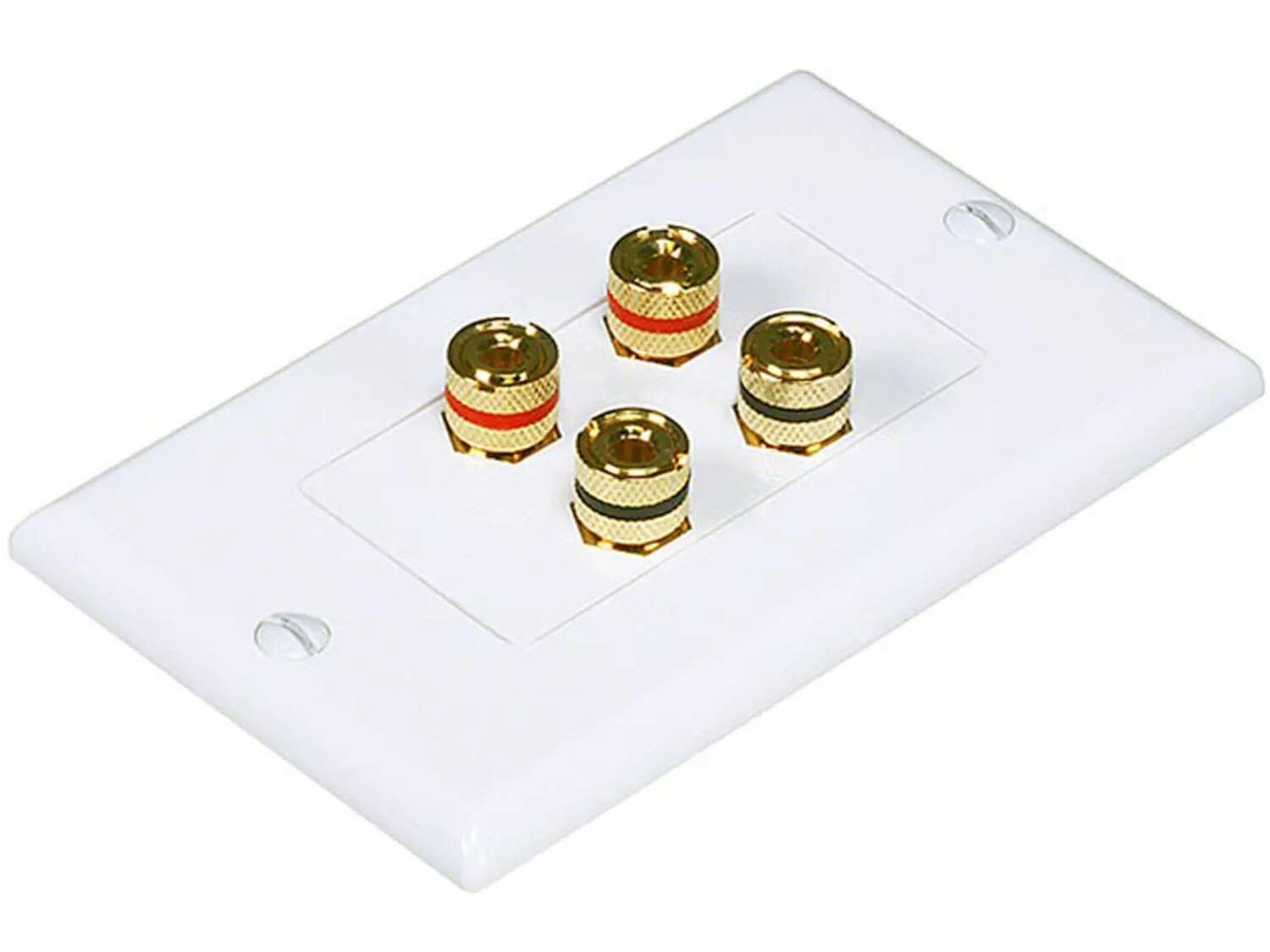 imbaprice Imbaprice Banana Wall Plate 4 Coupler Type Connectors