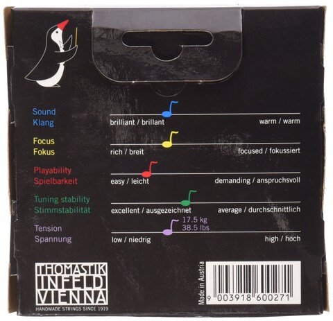 ThomastikInfeld 135B14 Dominant Violin Strings Set 14 Size