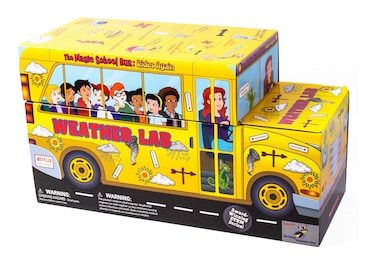 The Magic School Bus Weather Lab By Horizon Group USA Homeschool STEM Kit Includes HandsOn Educational Manual Weather Chart Petri Dish Data Notebook Weather Station Thermometer  More  Yellow