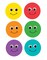 Hygloss 33710 Products Happy MultiColor Smiley Face Classroom Accents  Creative Teaching Resources  6 Inches 30 Pack 6