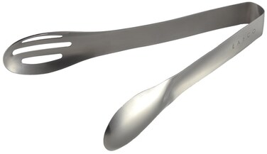 Yoshikawa Eatoko AS0011 Hasam Tongs Silver Width 14 x Depth 79 inches 35 x 20 cm