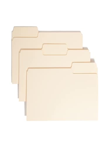 Smead SuperTab File Folder Oversized 13Cut Tab Letter Size Manila 24 Per Pack 11920