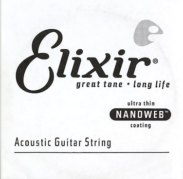 Elixir Strings Acoustic Guitar String NANOWEB Coating 053