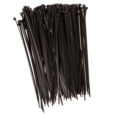 10 Inch Zip Ties Heavy Duty by Strong Ties  150 Cable Ties Per Pack  Black Zip Ties 50lb Tensile Strength  All Weather UV Resistant Indoor or Outdoor