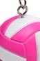 Tandem Sport Volleyball Key Chain  Mini Volleyball On Key Ring  Pink and White Volleyball Keychain for Backpacks Gym Bags Purses  Volleyball Themed Party Supplies  Gift for Volleyball Players