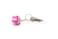 Tandem Sport Volleyball Key Chain  Mini Volleyball On Key Ring  Pink and White Volleyball Keychain for Backpacks Gym Bags Purses  Volleyball Themed Party Supplies  Gift for Volleyball Players