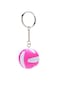 Tandem Sport Volleyball Key Chain  Mini Volleyball On Key Ring  Pink and White Volleyball Keychain for Backpacks Gym Bags Purses  Volleyball Themed Party Supplies  Gift for Volleyball Players