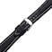 HadleyRoma Mens MSM886RA220 22mm Black Genuine Shrunken Leather WatchStrap