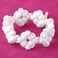 The Beadery 6 by 9mm Barrel Pony Bead White 900Pieces