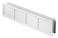440mm x 120mm  18 x 5 Inch Two Sided White Door Air Vent Grille  Door Vent Register for Interior Door Bathroom Bedroom Garage Kitchen