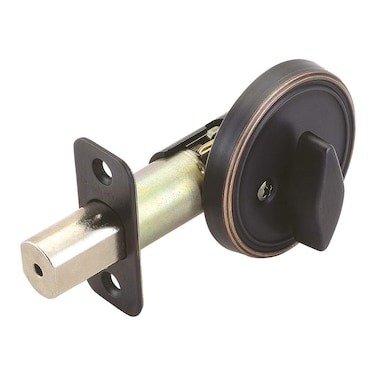 Design House 750869 Pro Series Single Sided Deadbolt Oil Rubbed Bronze