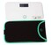 NewlineNY White Mini Bathroom Scale with Travel Protection Case SBB0722MWH  NYMSS101BG