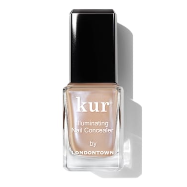 LONDONTOWN kur Bare Illuminating Nail Concealer Vegan Cruelty Free Gluten Free Paraben Free Long Lasting Brightening Nail Polish Care for All Lustrous Beige 040 Fl Oz