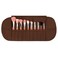 Bdellium Tools Professional Makeup Brush Pink Bambu Series  Complete 14pc Brush Set with RollUp Pouch