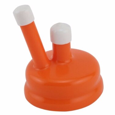 Brewcraft Orange Carboy Cap Plastic 2 Spouts