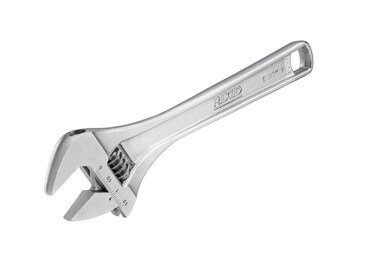 RIDGID 86917 762 Adjustable Wrench 12inch Adjustable Wrench for Metric and SAE  Silver  Small