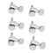 Fender Locking Tuners Stratocaster Guitar Tuners Polished Chrome Right Hand Guitar Tuners 17x10x45 Inches Set of 6 Guitar Tuning Machines
