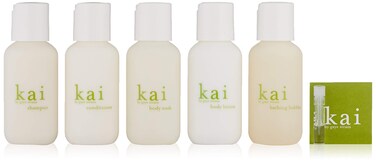 kai Bath And Shower Travel Set TSA approved vegan cruelty free made in the usa