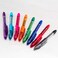 Pentel RSVP Mini Ballpoint Pen 10mm Medium Line Assorted Ink ABCDFPSV wKey Ring 8Pk BK91MNBP8M