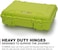 Nanuk 910 Waterproof Hard Case with Foam Insert  Lime