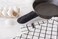 DII Basic Terry Collection Quilted 100 Cotton Pan Handle Black 3 Piece
