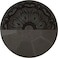 Hickory Hardware 1 Pack Solid Core Kitchen Cabinet Pulls Luxury Cabinet Handles Hardware for Doors  Drawers 334 Inch 96mm Hole Center Black Iron Craftsman Collection