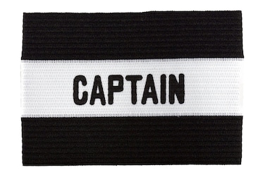 Kwik Goal Adult Captain Arm Band Black
