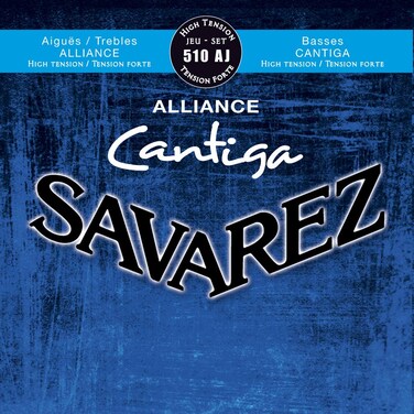 Savarez 510AJ Nylon Classical Guitar Strings High Tension