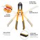 Olympia Tools Power Grip Bolt Cutter 39114 14 Inches
